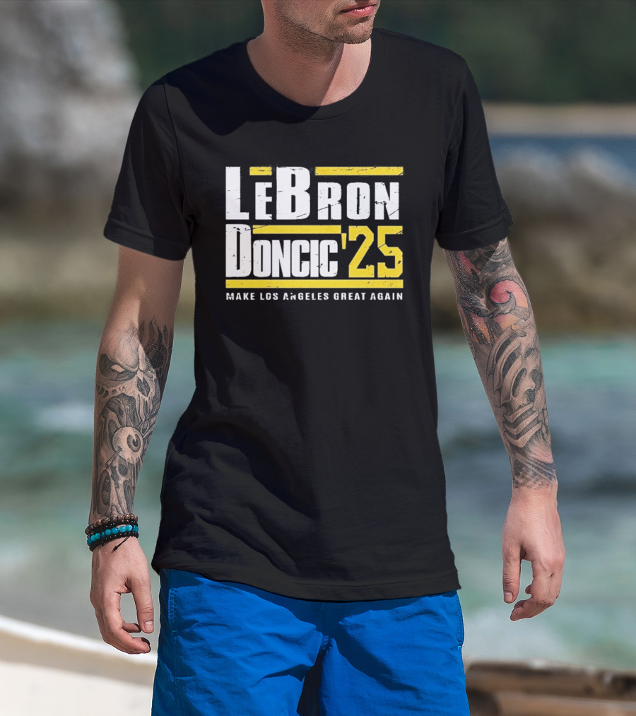 LeBron Doncic '25 Make Los Angeles Great Again T-Shirt