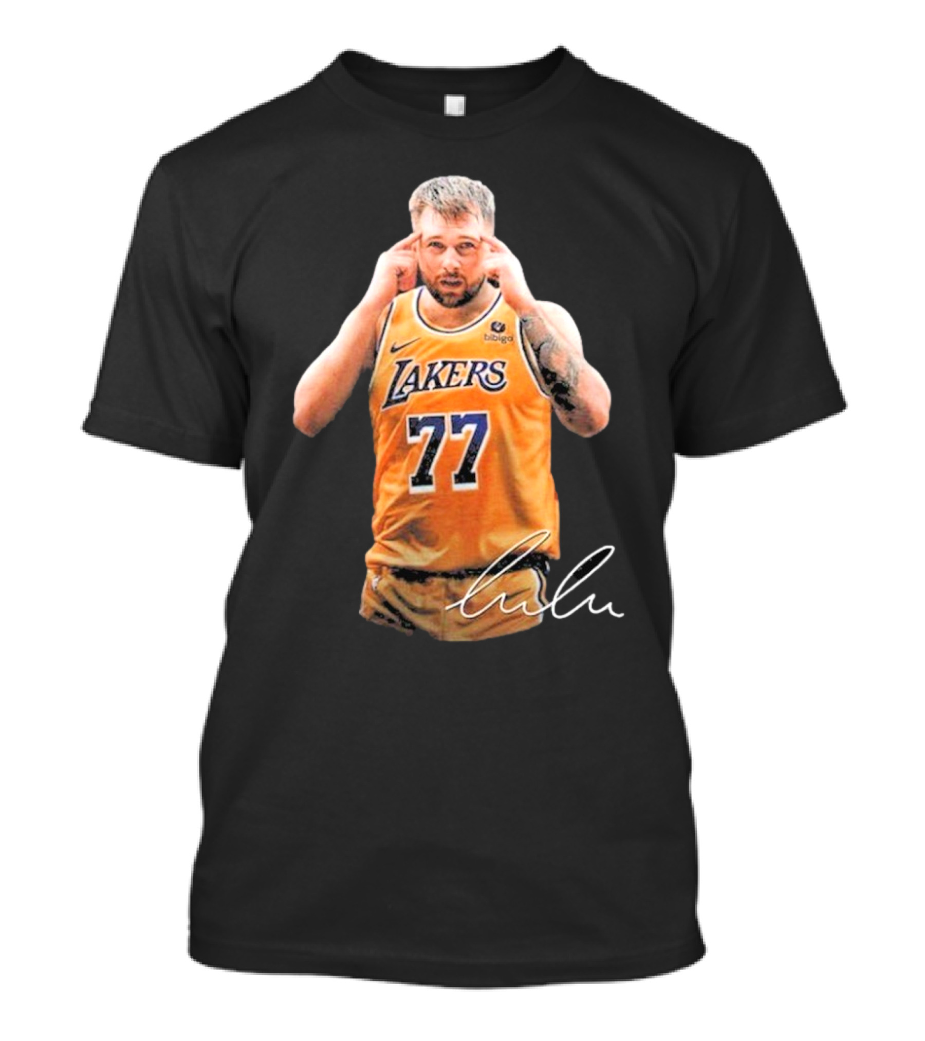 Luka Doncic Lakers 77 Vintage Basketball Sports Fan Apparel T-Shirt