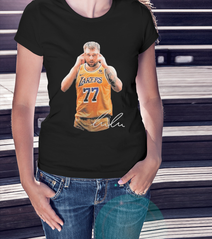 Luka Doncic Lakers 77 Vintage Basketball Sports Fan Apparel T-Shirt