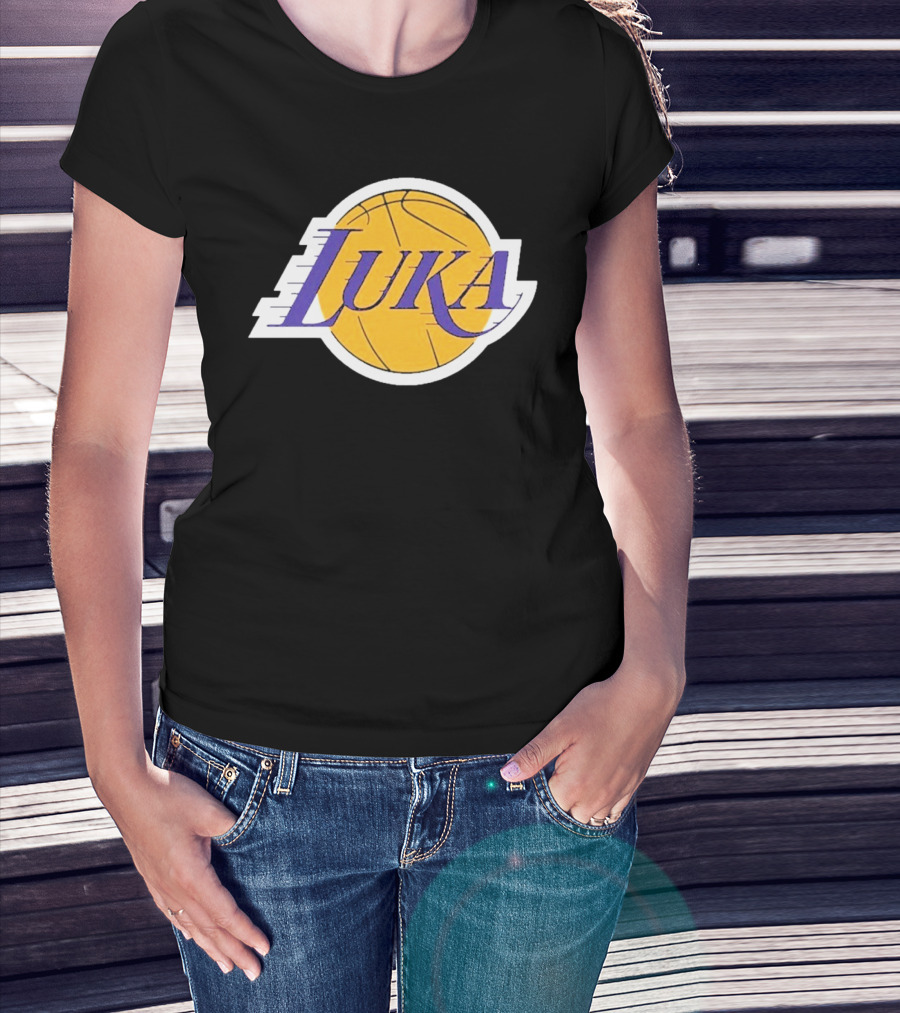 Luka Los Angeles Showtime Basketball-Inspired T-Shirt