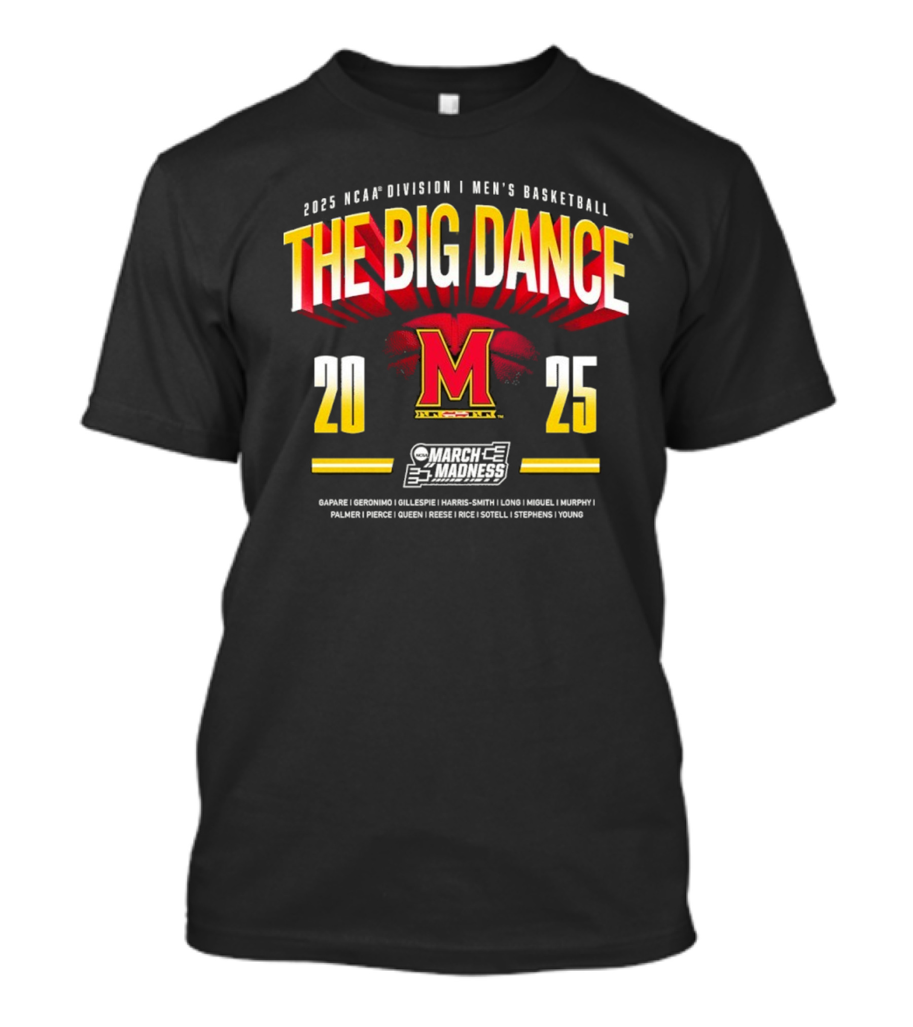 2025 NCAA Division I Men's Basketball The Big Dance March Madness Maryland T-Shirt