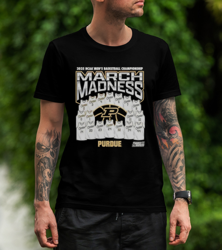 March Madness Purdue Boilermakers 2025 NCAA Men's Basketball Champions Jerseys T-Shirt