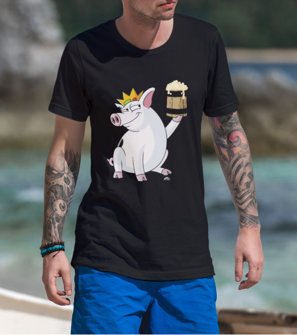 Merkimer Pig Cheers Crown Gildan Softstyle T-Shirt