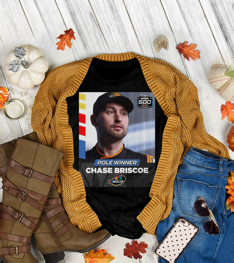 NASCAR Pole Winner Chase Briscoe Daytona 500 2025 T-Shirt