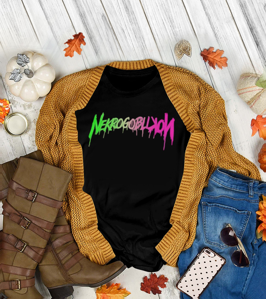 Nekrogoblikon Goblin Mode Wicked Ombre Neon Drip T-Shirt