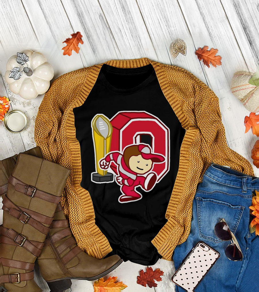Ohio State Buckeyes National Champions Trophy Meme T-Shirt