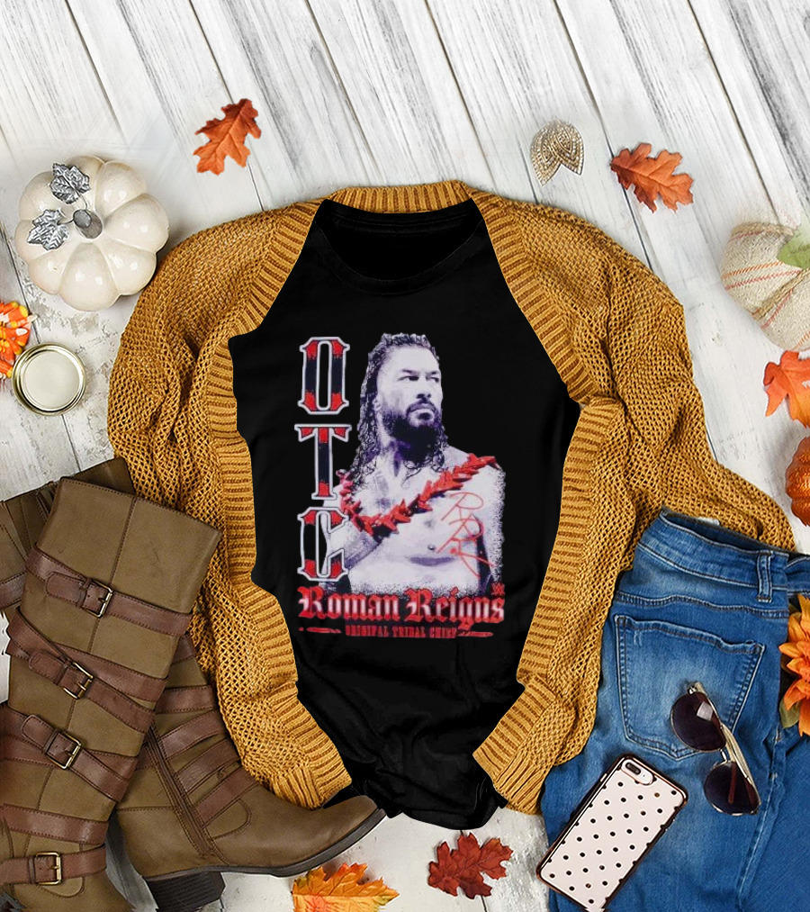 OTC Roman Reigns Original Tribal Chief WWE Signature T-Shirt
