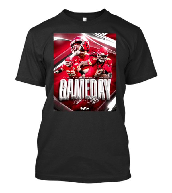 Patrick Mahomes II Joseph Thuney DeAndre Hopkins Kansas City Chiefs Vs Houston Texans AFC Divisional Gameday 3:30 PM ESPN/ABC T-Shirt