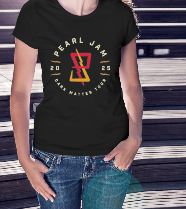 Pearl Jam Dark Matter Tour 2025 Logo T-Shirt