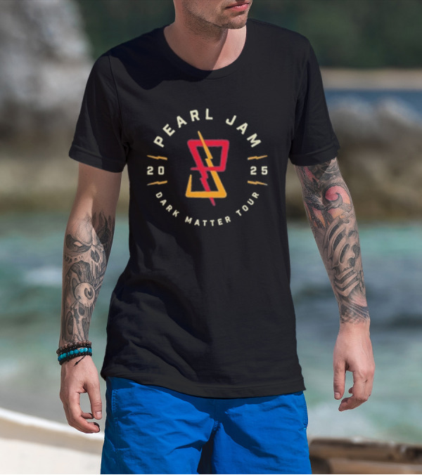 Pearl Jam Dark Matter Tour 2025 Logo T-Shirt