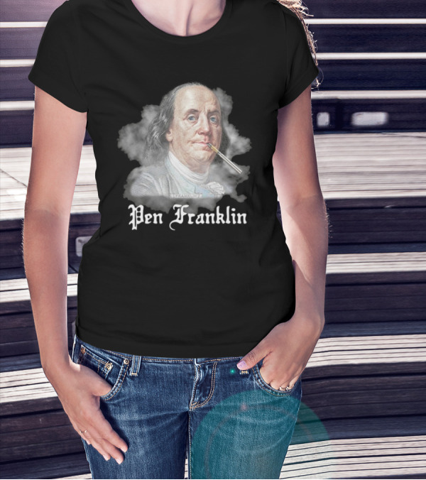 Pen Franklin 2025 Historical Parody Theme T-Shirt