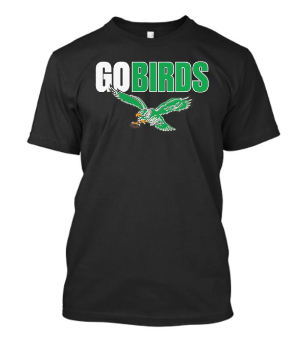 Philadelphia Eagles Go Birds Flying Eagle Emblem T-Shirt