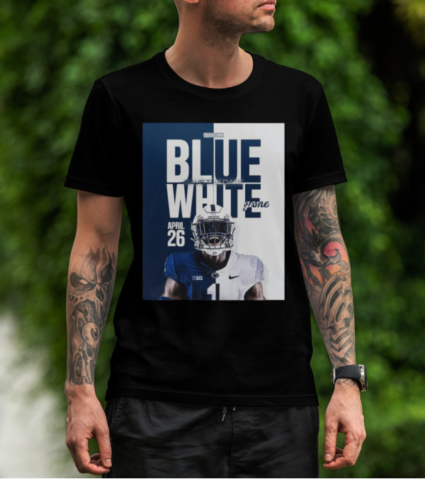 Penn State Blue White Game April 26 Save The Date Football T-Shirt