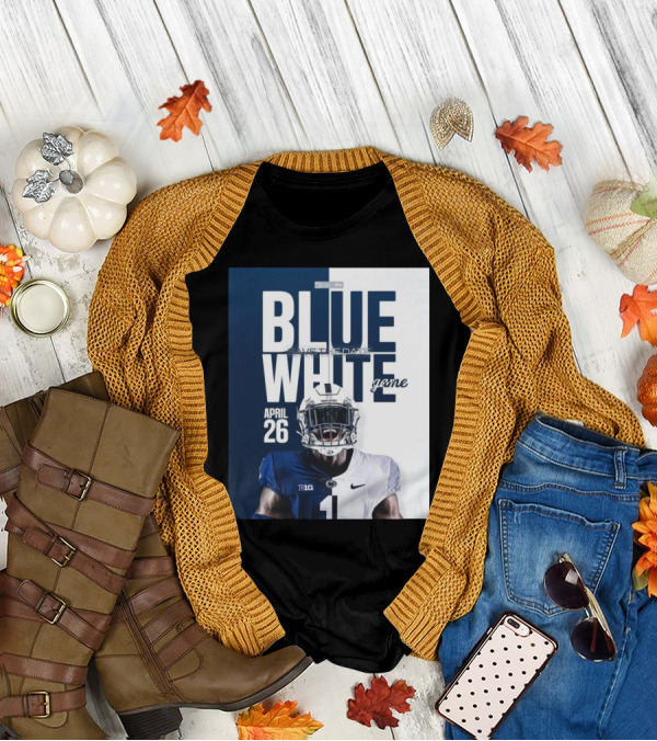 Penn State Blue White Game April 26 Save The Date Football T-Shirt
