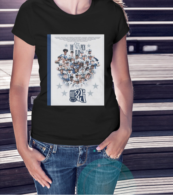 Penn State Nittany Lions Football NSD '25 The 25 Pick Is In Randy Adirika Owen Aliciene Lavar Arrington II T-Shirt