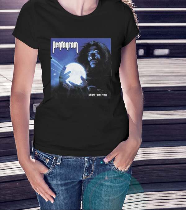 Pentagram Show 'em How 7th February 2025 Mystical Energy Sphere Album Art T-Shirt