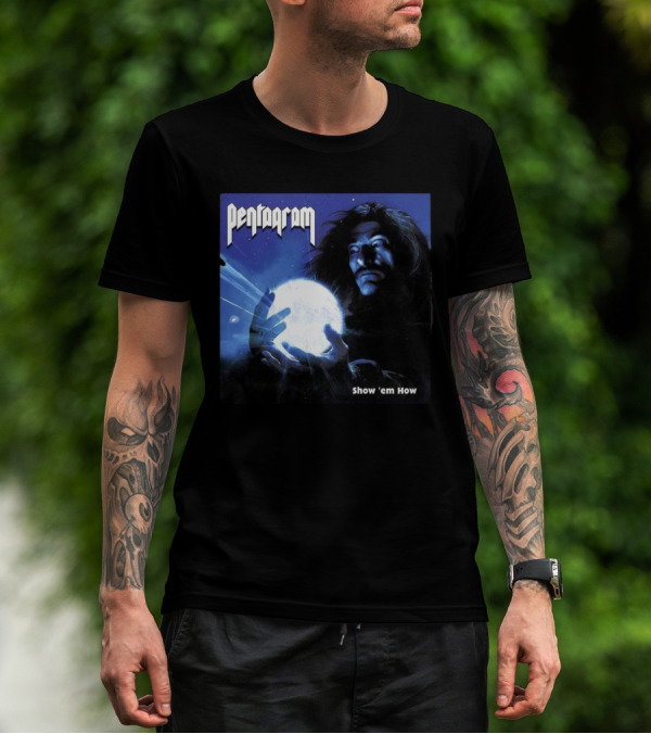 Pentagram Show 'em How 7th February 2025 Mystical Energy Sphere Album Art T-Shirt