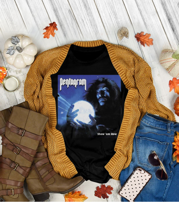 Pentagram Show 'em How 7th February 2025 Mystical Energy Sphere Album Art T-Shirt