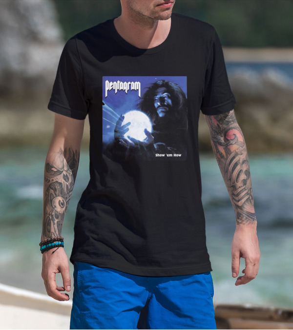 Pentagram Show 'em How 7th February 2025 Mystical Energy Sphere Album Art T-Shirt
