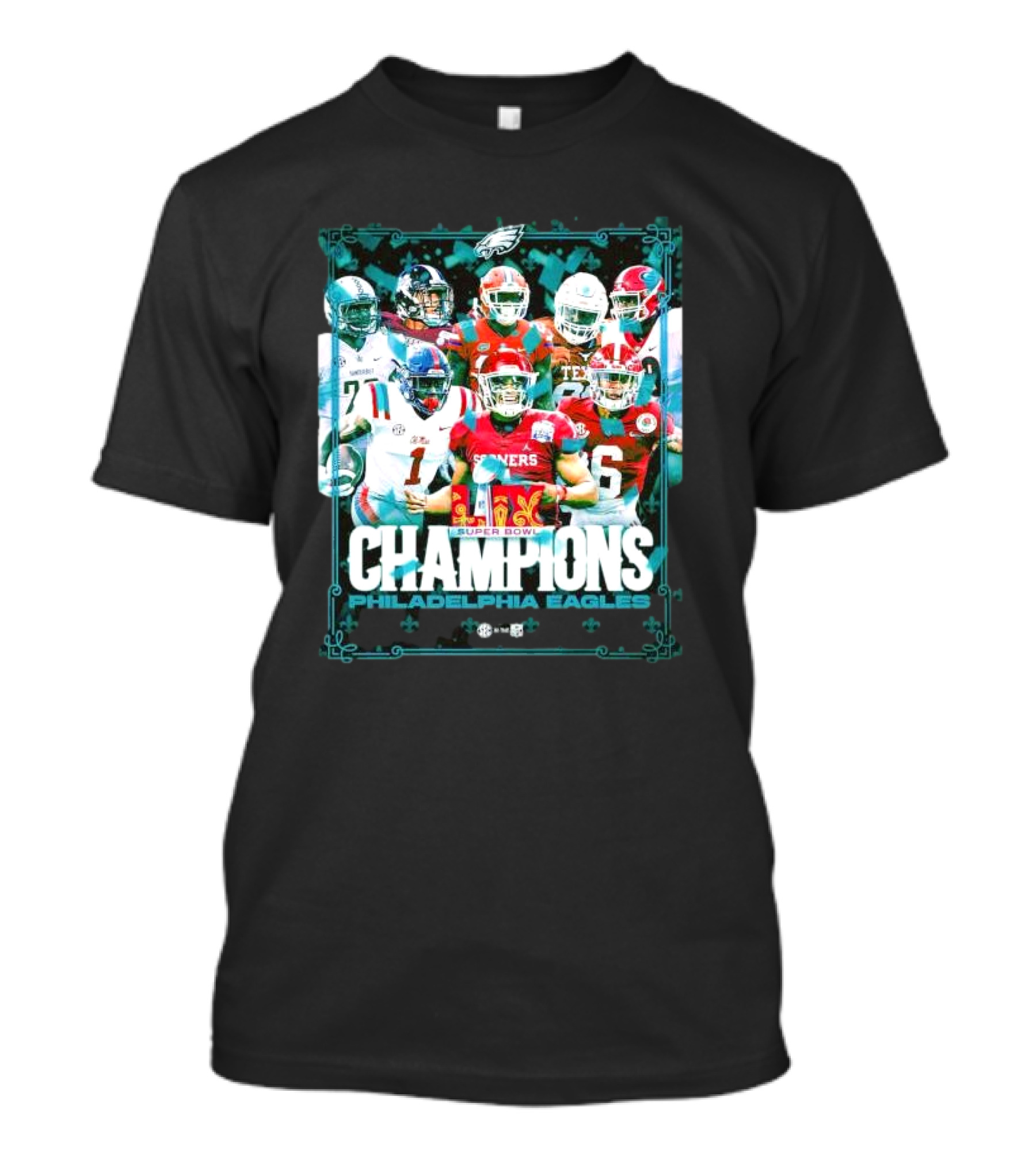 Philadelphia Eagles Super Bowl Champions LIX Climb The Mountain T-Shirt