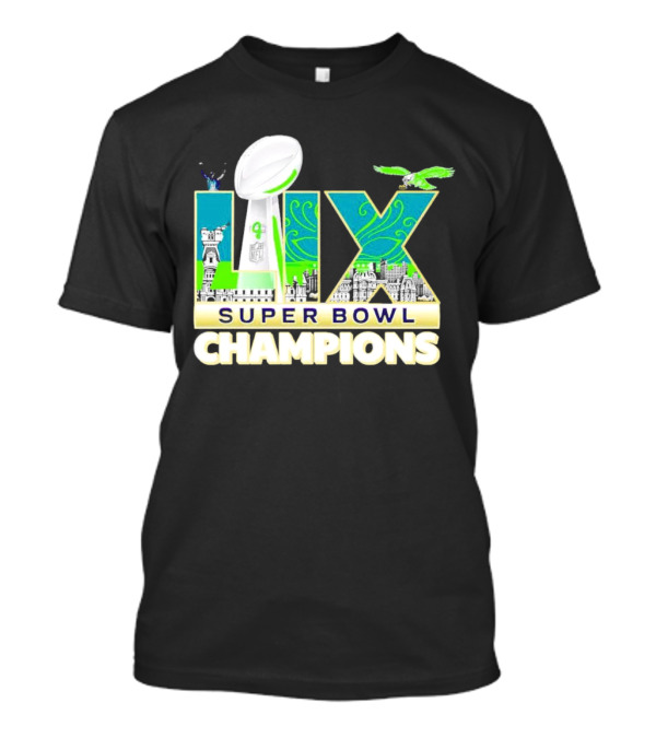 Philadelphia Eagles Super Bowl LIX Champions T-Shirt
