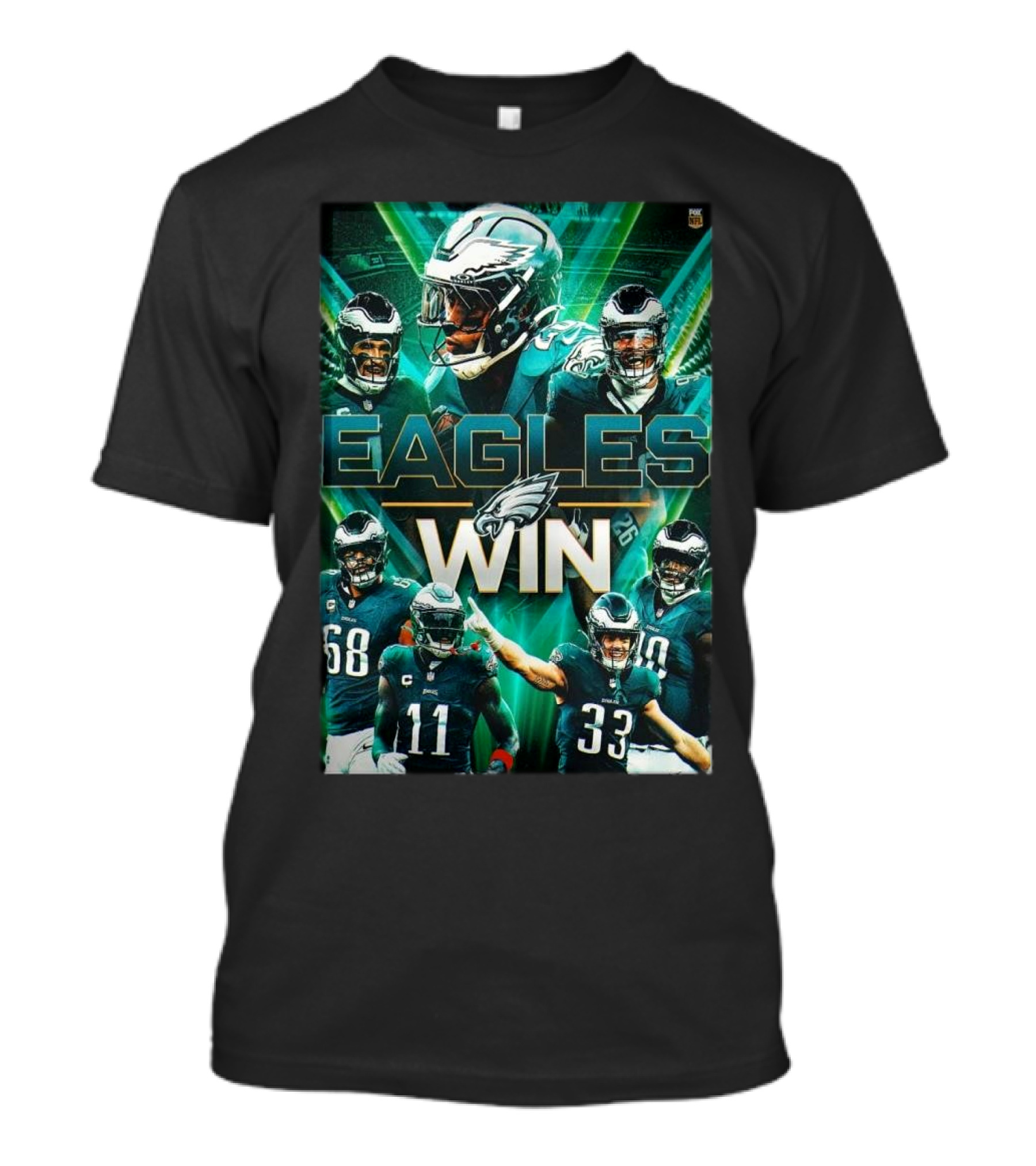 Eagles Win Philadelphia NFL Game Day Victory Over Green Bay Packers January 12th 2024 T-Shirt