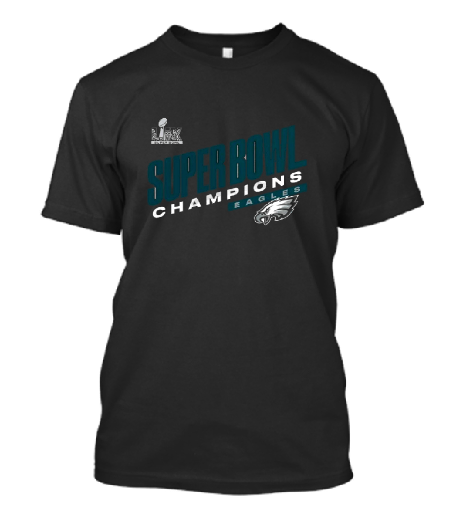 Philadelphia Eagles Super Bowl LIX Champions Fanatics Big & Tall Counting Points Score T-Shirt