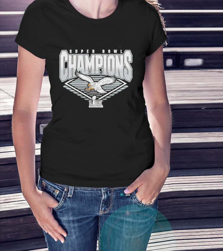 Philadelphia Eagles Super Bowl Champions LIX Around The Horn T-Shirt