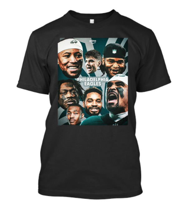 Philadelphia Eagles Fly Eagles Fly Super Bowl LIX Reign Supreme Sunday Faces T-Shirt