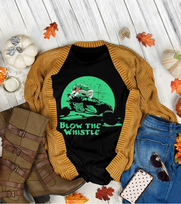 Philadelphia Eagles Vs Kansas City Chiefs Blow The Whistle Green Player Illustration T-Shirt