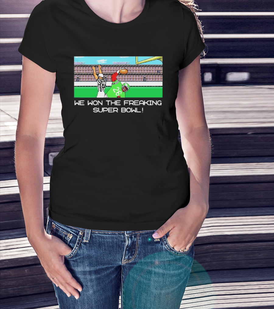 Philadelphia Eagles We Won The Freaking Super Bowl 8bit 26 T-Shirt