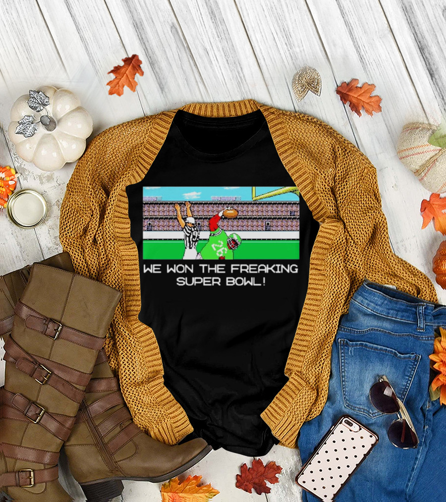 Philadelphia Eagles We Won The Freaking Super Bowl 8bit 26 T-Shirt