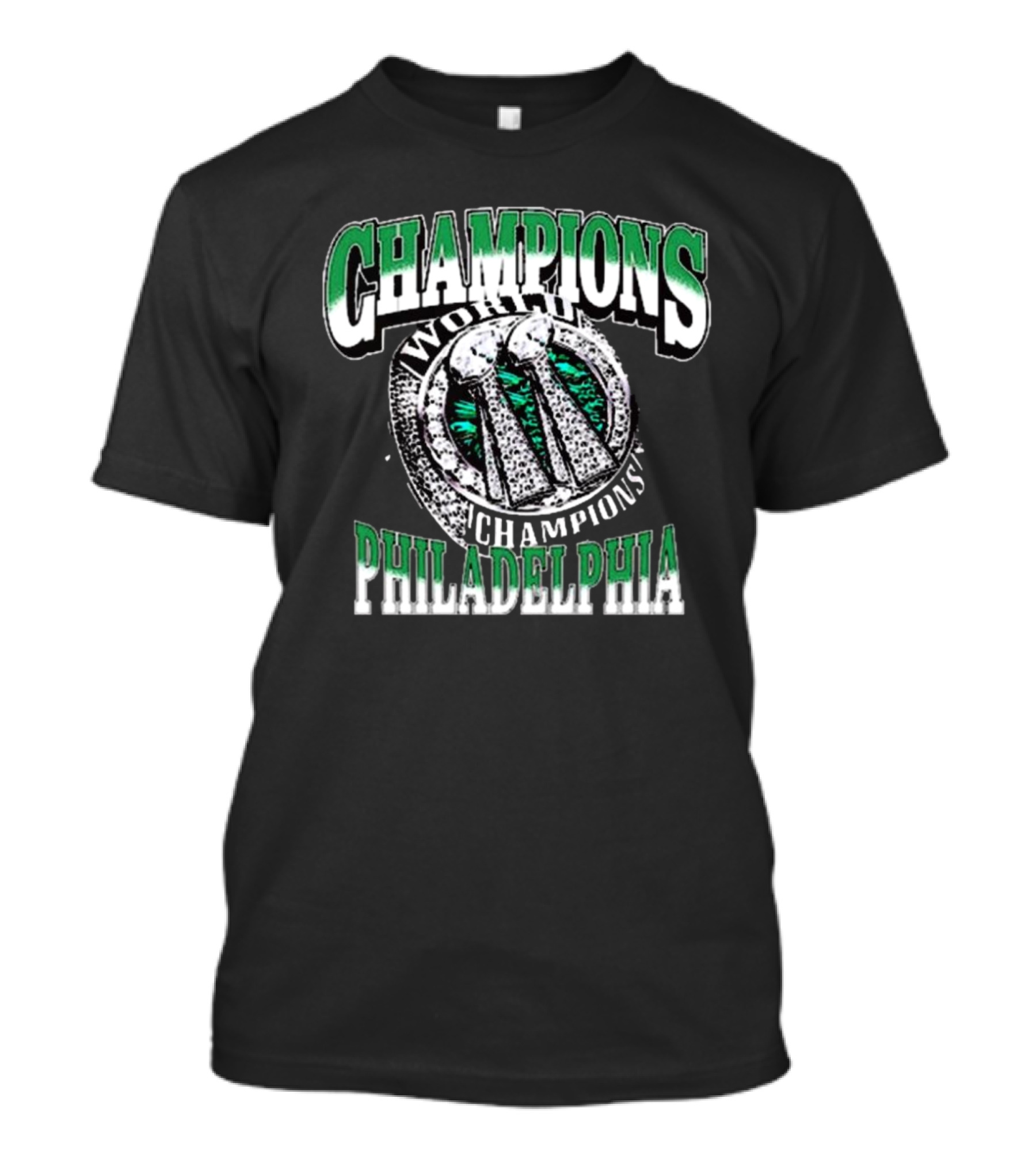 Philadelphia World Champions Philadelphia Eagles Rings Super Bowl LIX T-Shirt