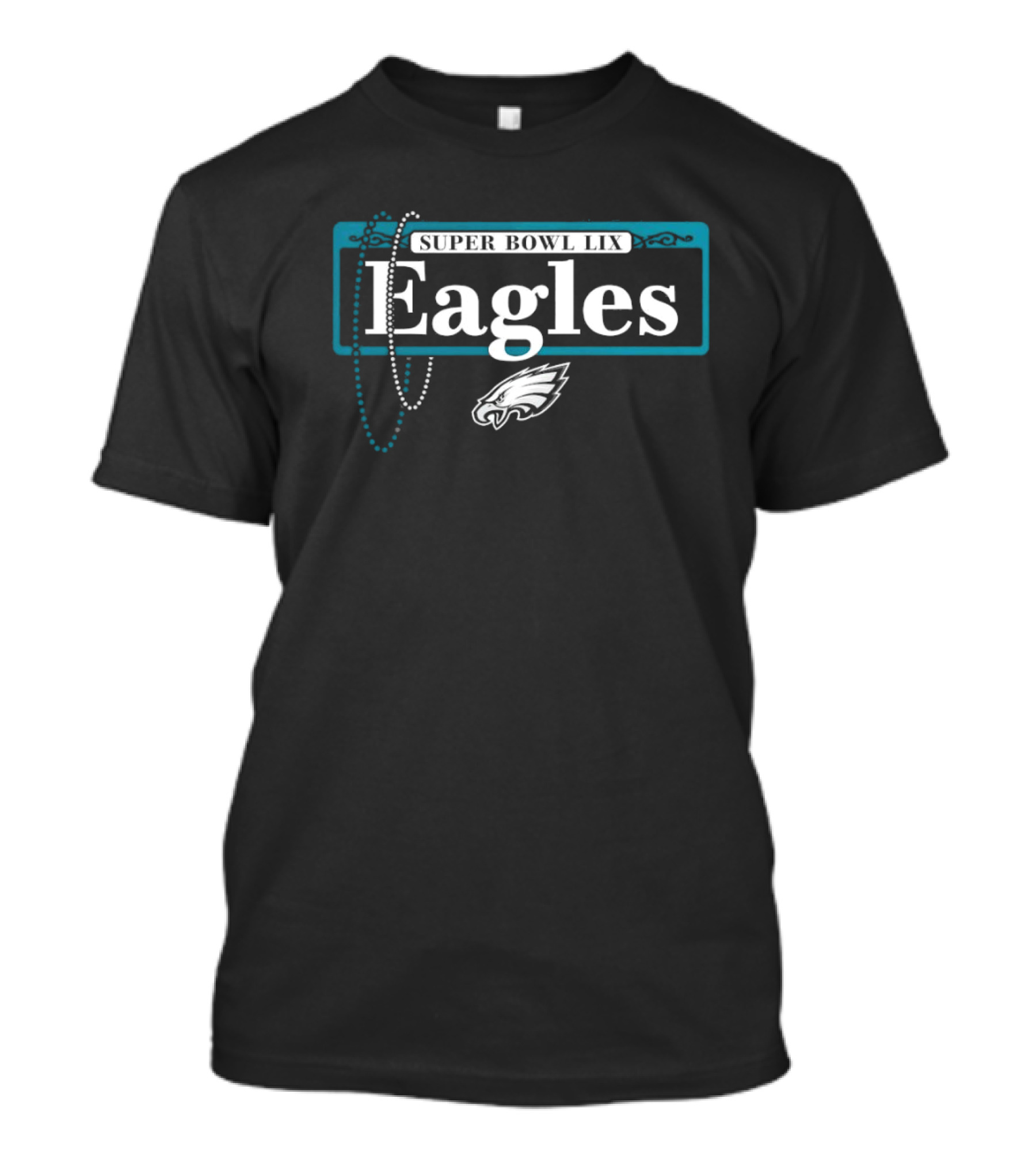 Eagles Super Bowl LIX Victory Street Sign With Football Logo T-Shirt