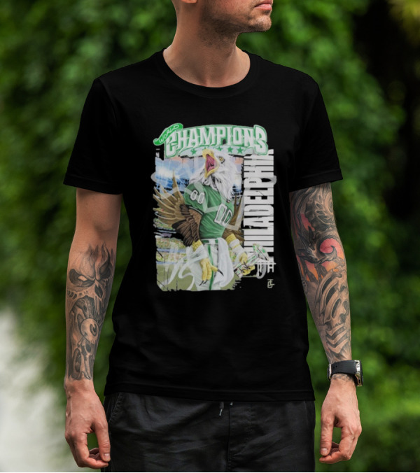 Philadelphia Eagles World Champions LIX Victory Eagles Fan Apparel T-Shirt