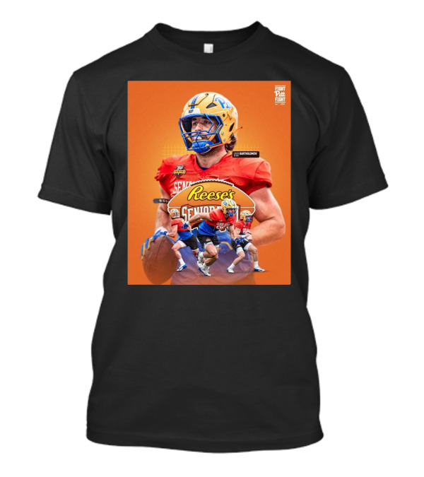 Pittsburgh Panthers Gavin Bartholomew 2025 Reese’s Senior Bowl Mobile AL T-Shirt