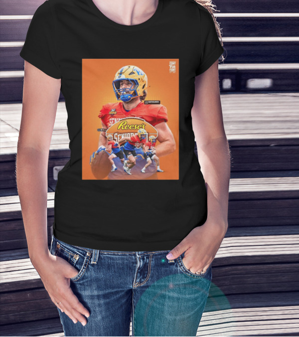 Pittsburgh Panthers Gavin Bartholomew 2025 Reese’s Senior Bowl Mobile AL T-Shirt