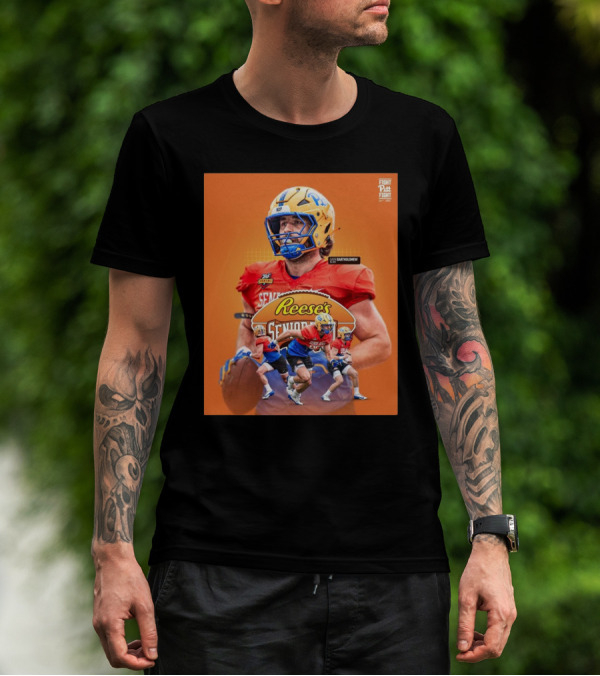 Pittsburgh Panthers Gavin Bartholomew 2025 Reese’s Senior Bowl Mobile AL T-Shirt