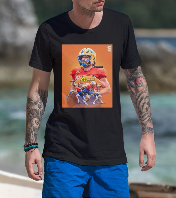 Pittsburgh Panthers Gavin Bartholomew 2025 Reese’s Senior Bowl Mobile AL T-Shirt