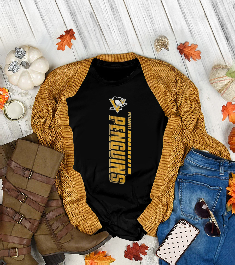 Pittsburgh Penguins Team Hockey NHL Iconic Atmosphere T-Shirt