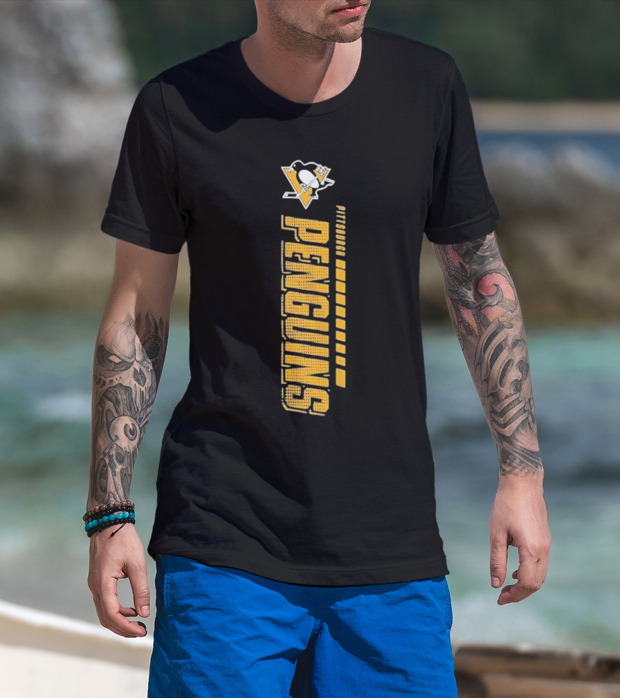 Pittsburgh Penguins Team Hockey NHL Iconic Atmosphere T-Shirt