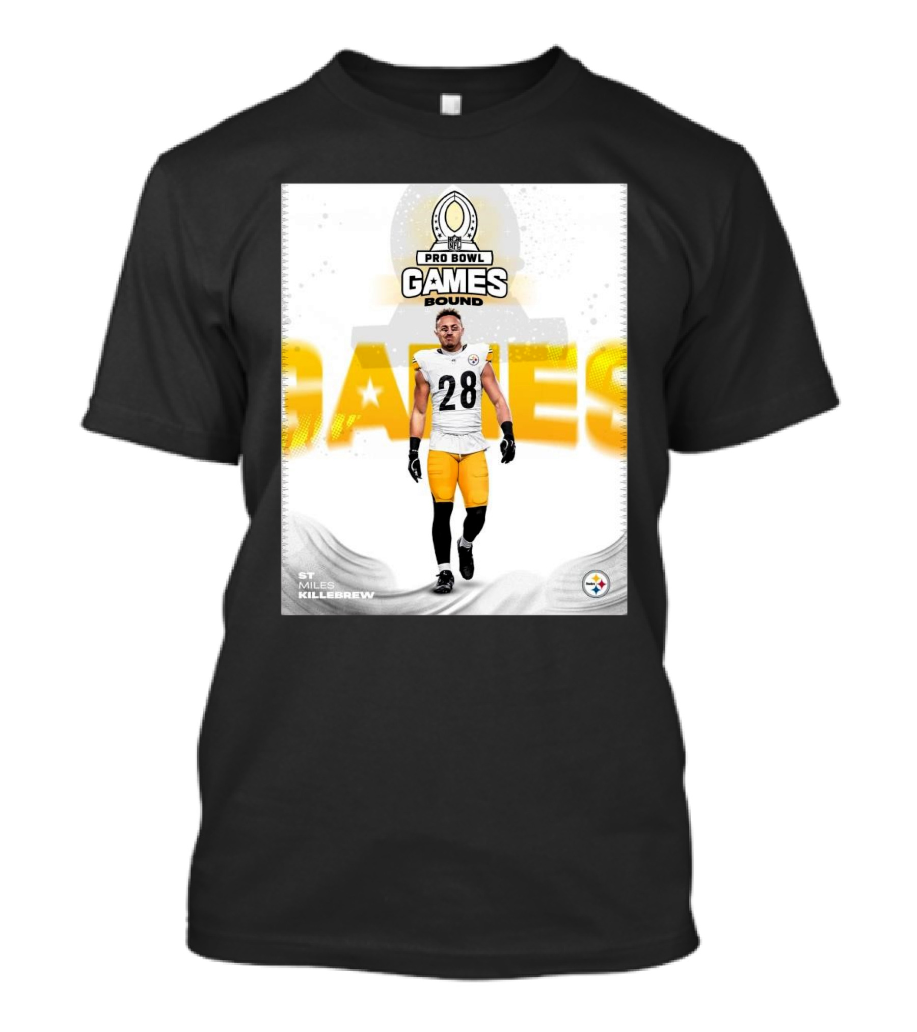 Pittsburgh Steelers NFL Pro Bowl Games Bound Miles Killebrew 2025 T-Shirt