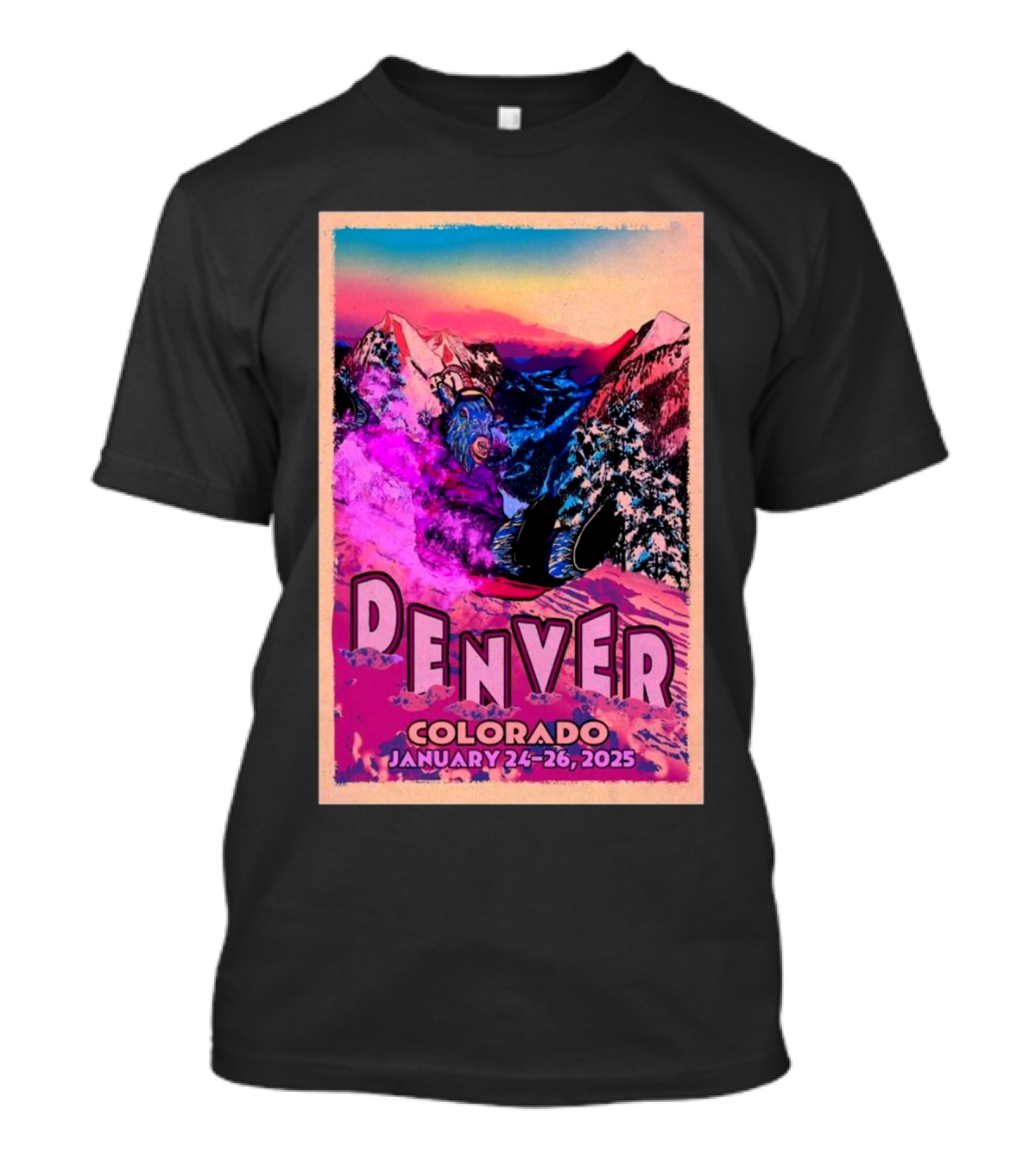 Billy Strings Denver Colorado January 24-26 2025 Ball Arena T-Shirt