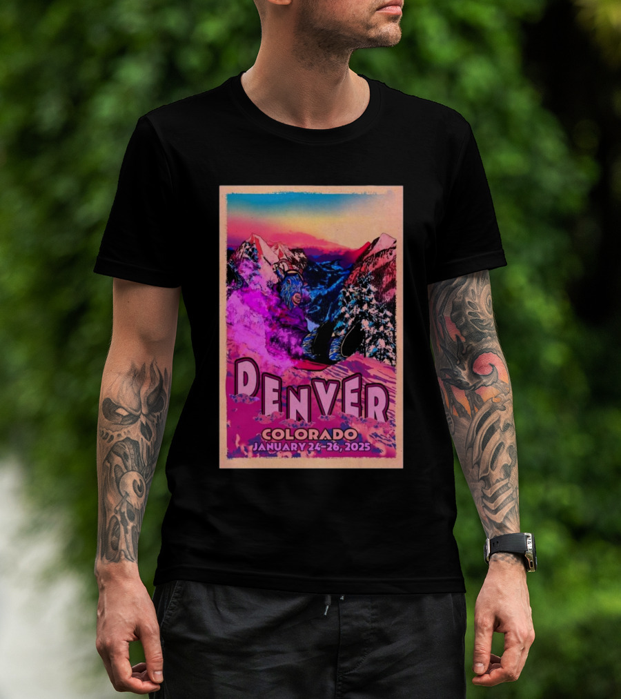 Billy Strings Denver Colorado January 24-26 2025 Ball Arena T-Shirt