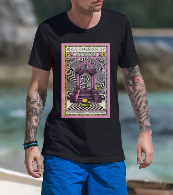 Bonnie Prince Billy David Ferguson Grace Cathedral San Francisco February 8 2025 T-Shirt