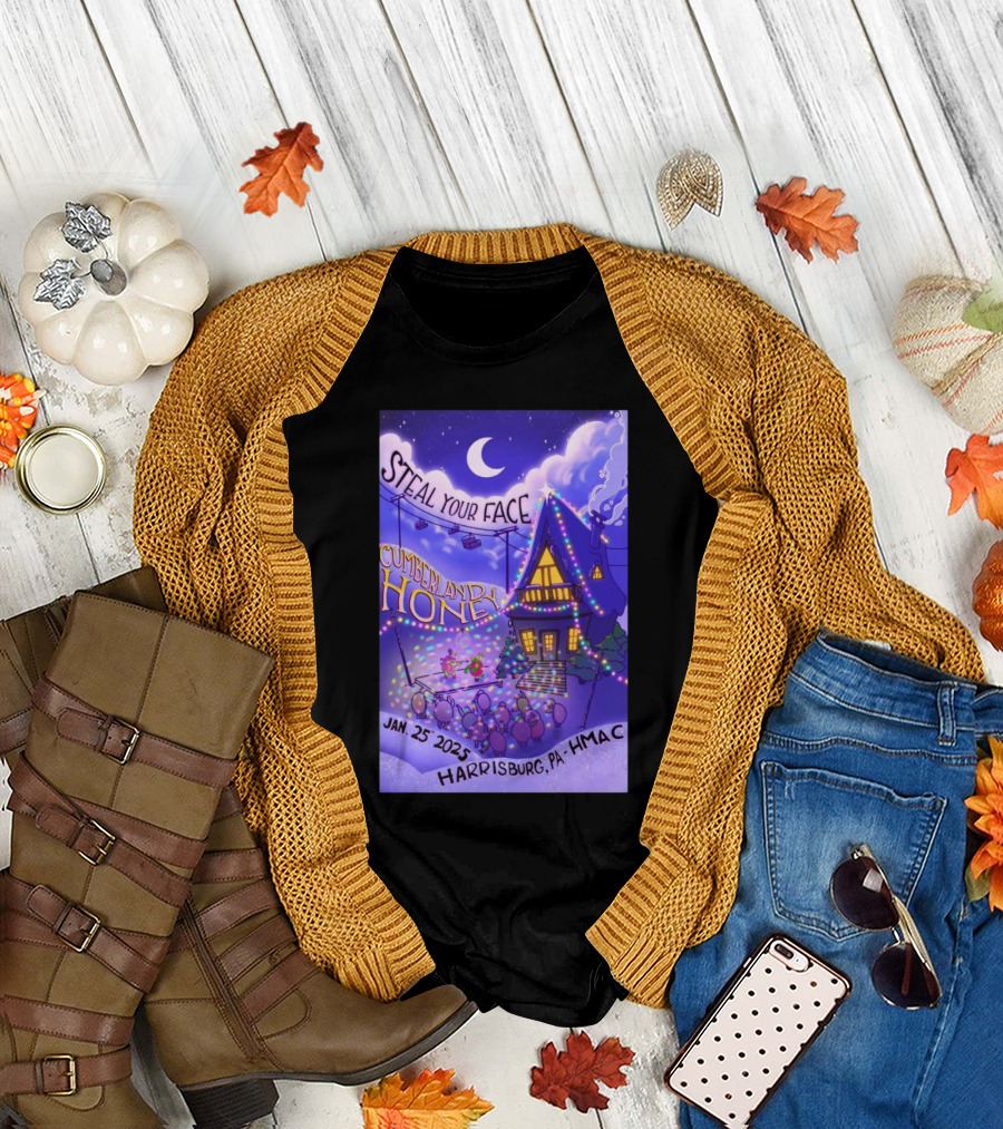Steal Your Face Cumberland Honey January 25 2025 Harrisburg PA HMAC T-Shirt