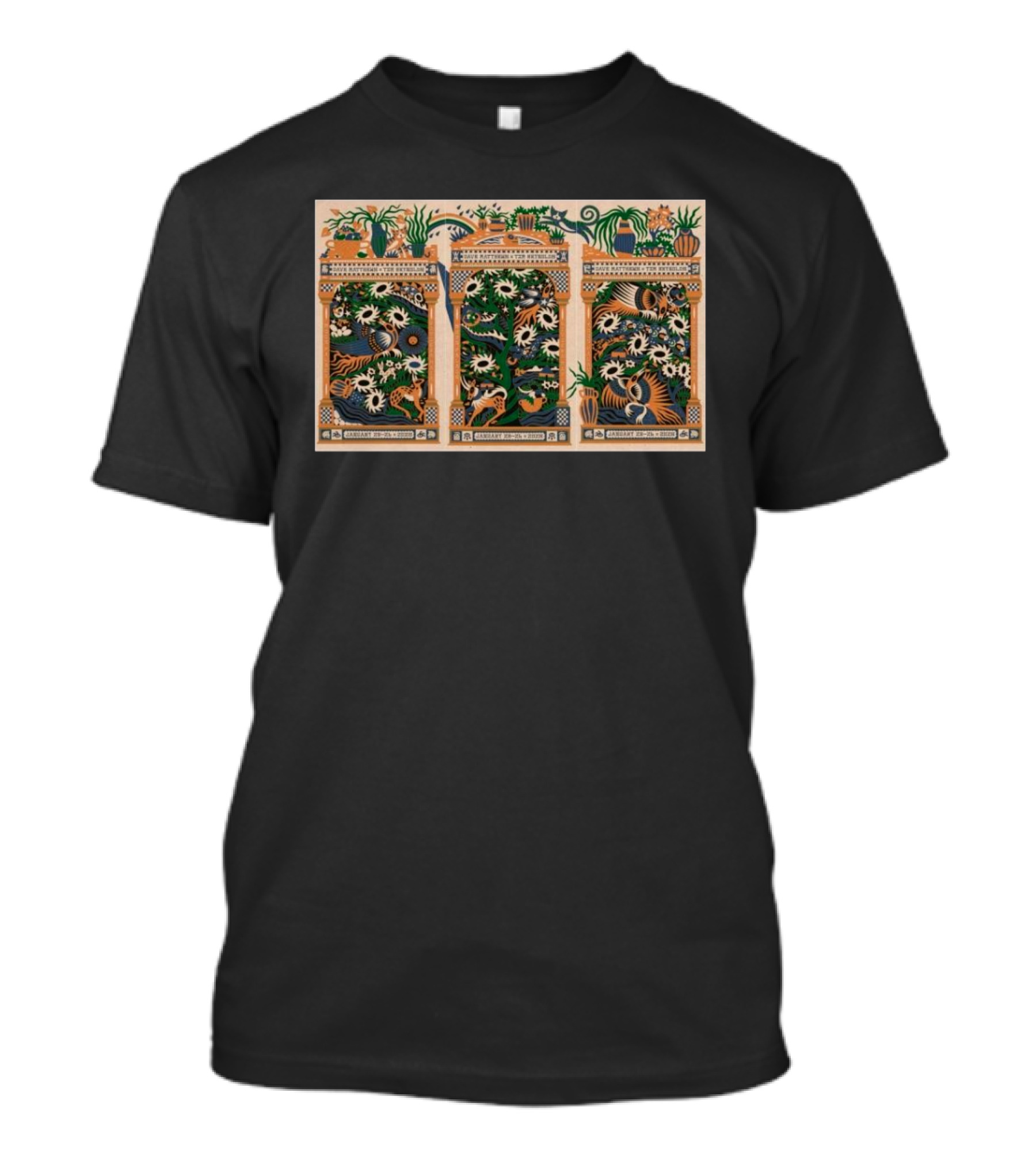 Dave Matthews Band January 23-26 2025 Moon Palace Riviera Maya Mexico T-Shirt