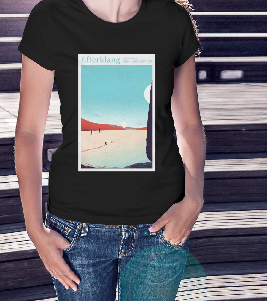 Efterklang Things We Have In Common Tour 2025 Desert Landscape Scene T-Shirt
