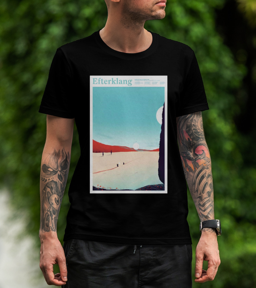 Efterklang Things We Have In Common Tour 2025 Desert Landscape Scene T-Shirt