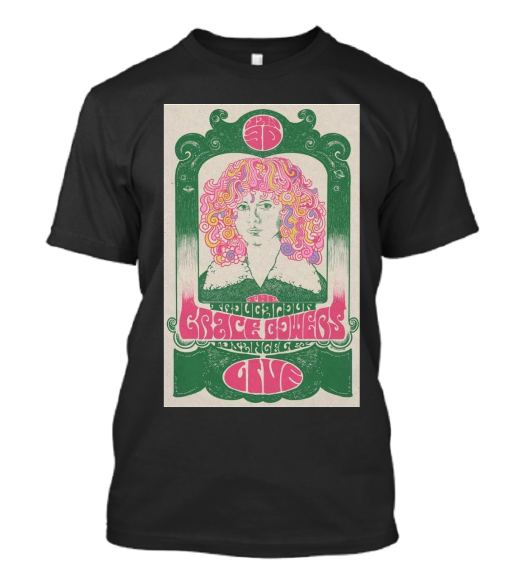 Grace Bowers Live West Hollywood CA January 30 2025 Psychedelic Style T-Shirt
